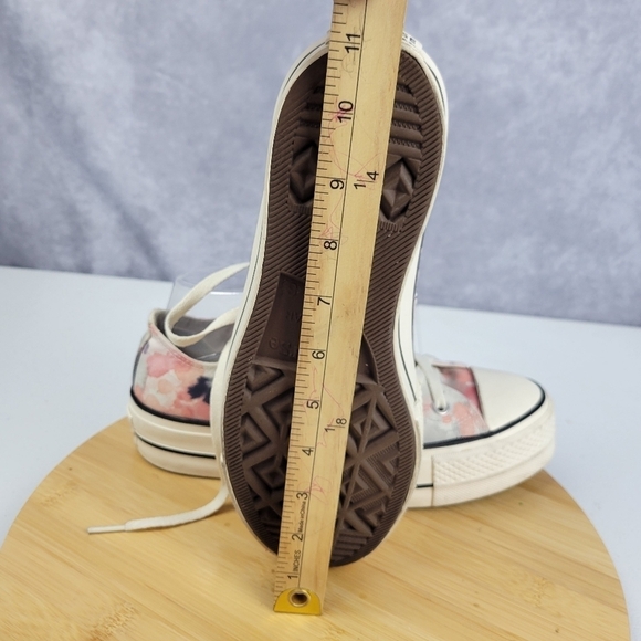 Womens Sz 8.5 Pink & White Converse CTAS Lift Ox Platform Sneakers - Picture 13 of 13